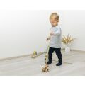 Zopa dřevěný jezdík Dinosaurus - Green