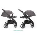 Set kočárek Zopa Quest + korba + adaptéry na autosedačku - Tornado Grey/Black
