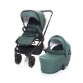 Sportovní kočárek ZOPA Move Cross 2 + korba XL + adaptéry - Antique Green/Gold