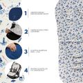 Vložka do kočárku z paměťové pěny ZOPA Comfort - Sailor Blue