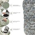 Vložka do kočárku z paměťové pěny ZOPA Comfort - Madagaskar Green