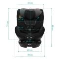 Autosedačka ZOPA Voyager Maxi 360° - Night Black