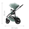 Set kočárek Britax Römer Smile 5Z + hluboká korba + autosedačka Baby-Safe Core + Core báze 