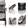 Cestovní kočárek Zopa Quiq 2 - Metal Grey Eko