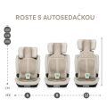 ZOPA Prodyšná podložka do autosedačky Breeze sk. 2/3 - Ivory Beige