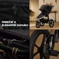BABY JOGGER SUMMIT X3 Single - ROBIN ARZON gold + korba PRIME BLACK