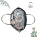 KINDERKRAFT SELECT Taška přebalovací Treasurebag Light Grey Nature Vibes