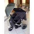 EASYWALKER DUO PLUS Black Silver - kombi