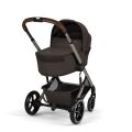 Kočárek 2v1 Cybex BALIOS S LUX + skládací korbička Cot Fold - Chocolate Brown 2026