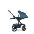 Kombinovaný kočárek Easywalker Harvey5 Premium set XXL Mineral Grey + CYBEX Aton B2 i-Size + Isofix základna