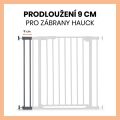 Hauck Zábrana Open N Stop 2 (75-80 cm) White + nástavec 9 cm
