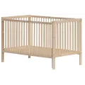 Scarlett Dětská postýlka DOMINIK stahovací bok borovice 140x70 cm - Přírodní ECO