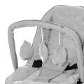 Dětské lehátko Lorelli Baby Rocker - SILVER BLUE STARS