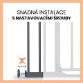 Hauck Zábrana Open N Stop 2 rozšíření o 9 cm - Black
