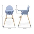 Jídelní židlička Kinderkraft FINI2 - Nordic Breeze