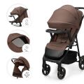 Kočárek sportovní KINDERKRAFT Trig 3 Tray - Velvet Mocca