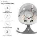 Houpací lehátko Kinderkraft LUMI 2V1 - Light Grey