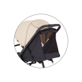 PETITE&MARS Kočárek sportovní Nox - Sahara Beige