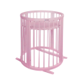 MIMIKO Postýlka Barbie kulatá 9v1 - Round Pink