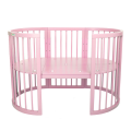 MIMIKO Postýlka Barbie kulatá 9v1 - Round Pink