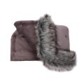 Rukávník na kočárek Emitex Luxury - SOFT Dark Grey