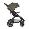 PETITE&MARS Kočárek sportovní Street2 Air Black - Mature Olive