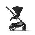 Kočárek 2v1 Cybex BALIOS S LUX + skládací korbička Cot Fold - Moon Black 2026