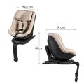 Autosedačka KINDERKRAFT I-GUARD PRO i-Size 61-105 cm - Beige