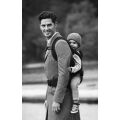 BabyBjörn nosítko ONE - Denim grey/Dark grey Cotton