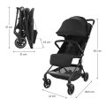 Cestovní sportovní kočárek KINDERKRAFT Nebo - Midnight Black