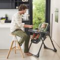 Židlička jídelní KINDERKRAFT Tummie - Grey 