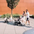 Kočárek pro panenky ABC Design Migno - Berry 2025
