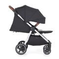 Sportovní kočárek Petite&Mars Royal 3 Silver - Perfect Black 