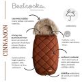 Beztroska Fusak s kožešinou 100cm - Grey 