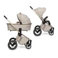 Kombinovaný kočárek Muuvo Quick Boho Beige 3v1 + CYBEX Aton B2 i-Size + isofix základna
