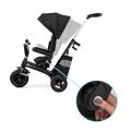 Tříkolka Kinderkraft Easytwist Platinum - Black