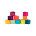 B-Toys Kostky One Two Squeeze a Pyramida z kroužků