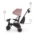 Dětská skládací tříkolka KINDERKRAFT Jazz 3 - Grey