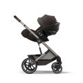 Kočárek 2v1 Cybex BALIOS S LUX + skládací korbička Cot Fold - Chocolate Brown 2026