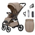 Kočárek Carrello Bravo Carbon - Ketch Beige 2026