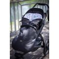 Emitex fusak 2v1 jaro-léto Cocoon Softshell - Black + Forest Blossom