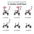 Kinderkraft Trojkolka Aston - Rose Pink