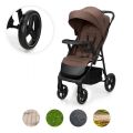Kočárek sportovní KINDERKRAFT Trig 3 Tray - Velvet Mocca