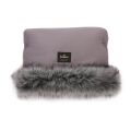 Rukávník na kočárek Emitex Luxury - SOFT Dark Grey