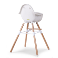 Childhome židlička 2v1 Evolu 2 - Natural/White