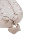 EKO Hnízdo pro miminko VELVET - Bees Beige