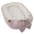 EKO Hnízdo pro miminko VELVET - Beige Meadow