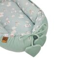 EKO Hnízdo pro miminko VELVET - Dogs Mint