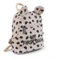 Childhome Dětský batoh My First Bag - Canvas Leopard