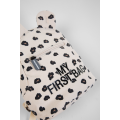 Childhome Dětský batoh My First Bag - Canvas Leopard